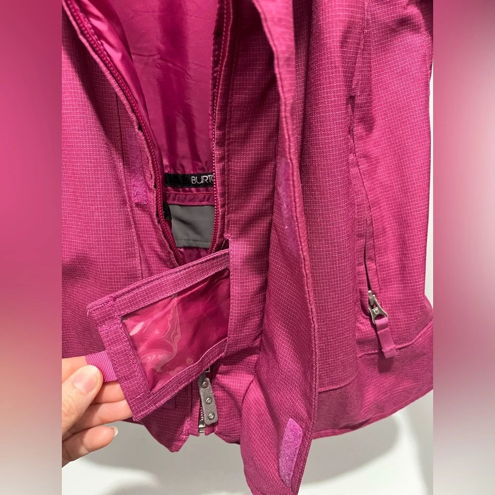 Burton Dry Ride Women's Fuchsia Snowboard Ski Jacket small magenta - Picture 13 of 14